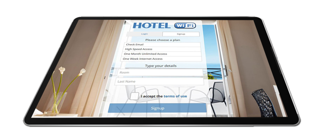 One of the most important features is the integration with the Hotel PMS system. It enables a guest to log in to WiFi via room number and name, which completely automates the access and facilitates guest access to the Internet.