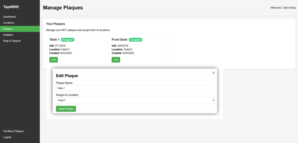 Centralized Plaque Management
